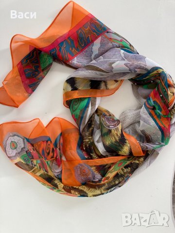 Копринен шал /парео, снимка 7 - Шалове - 41828676