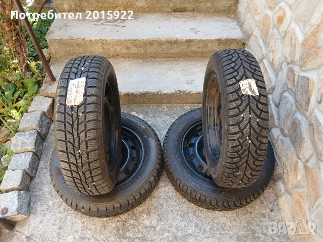 Зимни гуми 6 джанти 13цола.145/70/13.Fulda÷Hankook-7 мм грайфер , снимка 4 - Гуми и джанти - 56155260