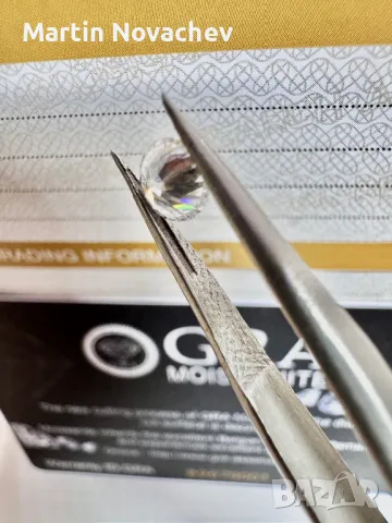 Диамант 0.5 карата , мойсанит , за бижу и подарък, снимка 7 - Други - 46224570