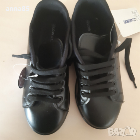 Нови черни маратонки номер 36, снимка 3 - Маратонки - 36483911