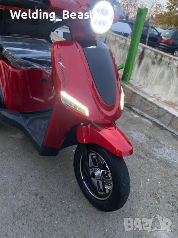 NEW Електрическа Триколка Famozna-LUX 1500W/60V/20Ah - RED/BLACK, снимка 6 - Мотоциклети и мототехника - 39292771