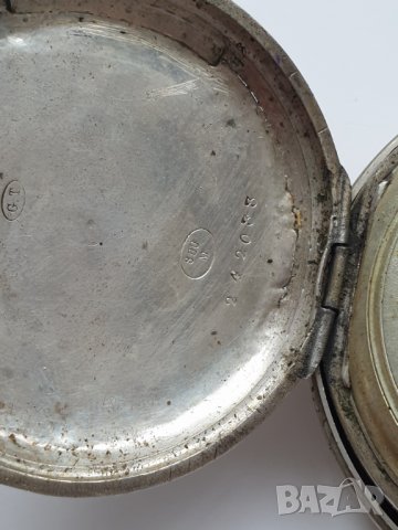 Сребърен джобен часовник, снимка 7 - Антикварни и старинни предмети - 40743971