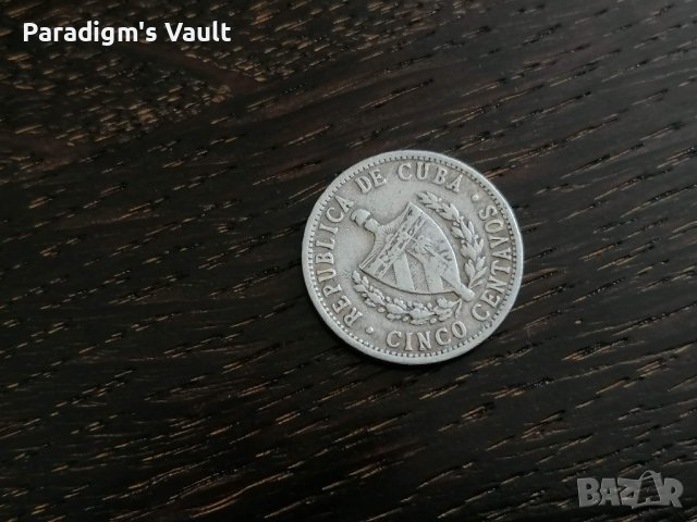 Монета - Куба - 5 центавос | 1963г., снимка 2 - Нумизматика и бонистика - 41707127
