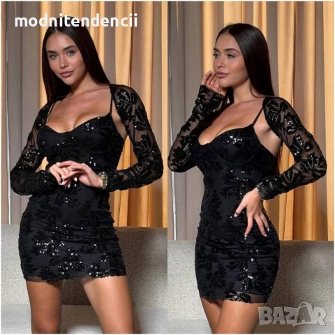 рокля с болеро , снимка 3 - Рокли - 53025796