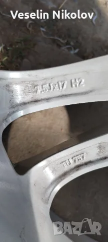 5x108 17 цола,,,ц.о 70,,,ЕТ 50,,,,7.5 incha,отлично, снимка 4 - Гуми и джанти - 55943235