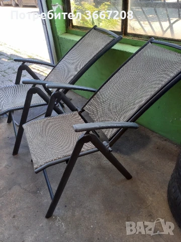 Згъваеми алуминиеви столове, снимка 2 - Столове - 50971057