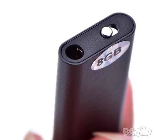 Звукозаписвач Аудио Рекордер Скрита Слушалка Диктофон Преписвач Подслушвател MP3 Player + Слушалки, снимка 8 - Аудиосистеми - 41371534