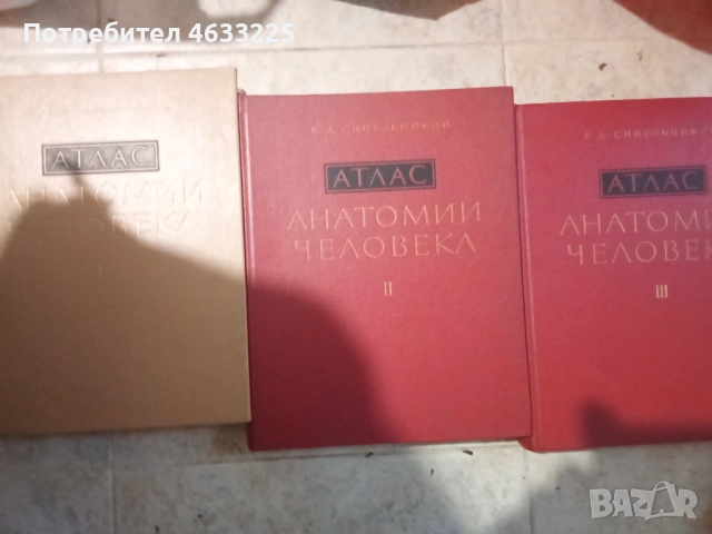 Атлас анатомии человека. Том 1-3