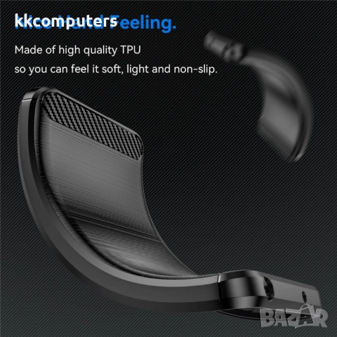 Удароустойчив TPU Калъф за Xiaomi 15T - Дизайн с Въглеродно Влакно, вкл. Протектор, 3 Цвята, снимка 5 - Калъфи, кейсове - 52390671