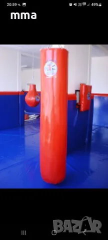 БОКСОВ ЧУВАЛ -ПЪЛЕН180х33 см. ТЕЖЪК 80-85 кг. 5 г. Гар. и на открито !, снимка 17 - Фитнес уреди - 26292759