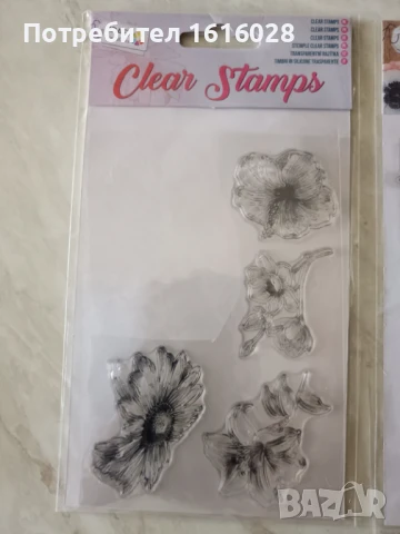 Прозрачни силиконови печати на рамки и цветя., снимка 5 - Други - 50943708