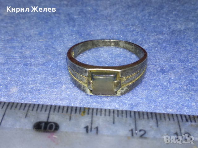 СТАРИНЕН СКЪПОЦЕНЕН СРЕБЪРЕН ПРЪСТЕН ВИСОКА ПРОБА СРЕБРО РЪЧНА РАБОТА с ШЛИФОВАН РЯДЪК ЯСПИС 43859, снимка 15 - Антикварни и старинни предмети - 44661386