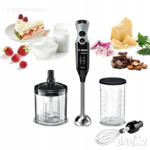 Пасатор Блендер Bosch ErgoMixx MSM67160, 750W Чопър