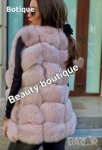 Дамски елек от естествен косъм 