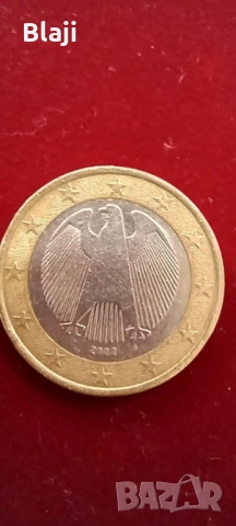 1евро Германия, снимка 2 - Нумизматика и бонистика - 53236273