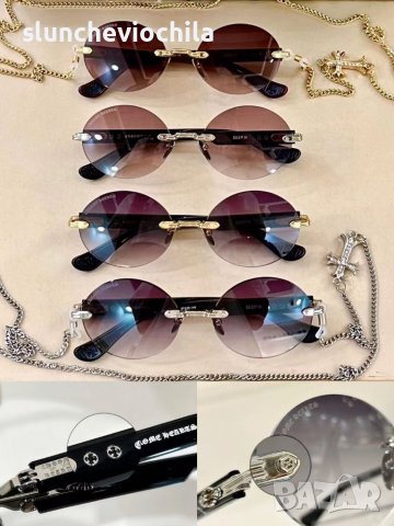Chrome Hearts Sunglasses DEEP II Gold Deep 2 Deep 1 Слънчеви очила, снимка 6 - Слънчеви и диоптрични очила - 41020397