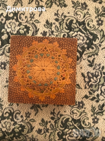 Пирографирани битови кутии - 6 бр., снимка 7 - Други - 52775679