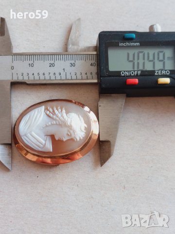 Златна камея,злато 9 карата, снимка 7 - Колиета, медальони, синджири - 42523871