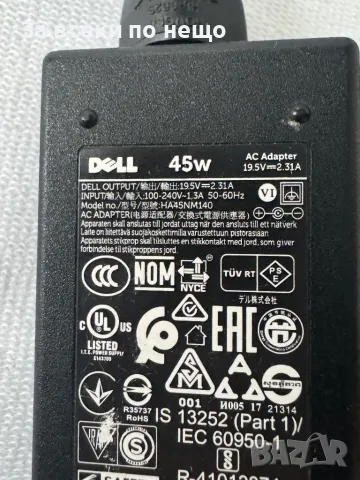 Оригинално захранване зарядно за лаптоп Dell 45W 19.5V 2.31A букса 4.5mm * 3.0mm , зарядно dell, снимка 3 - Кабели и адаптери - 49307704