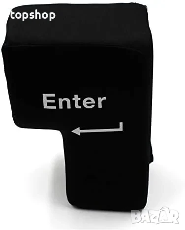 НОВ голям дунапренен клавиш Enter против стрес, ( симулира ентер на клавиатурата ) плюшен..., снимка 4 - Клавиатури и мишки - 50552457