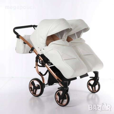 Бебешка количка Junama Mirror Satin Duo 2в1, 3в1 НОВА, снимка 18 - Детски колички - 42081956