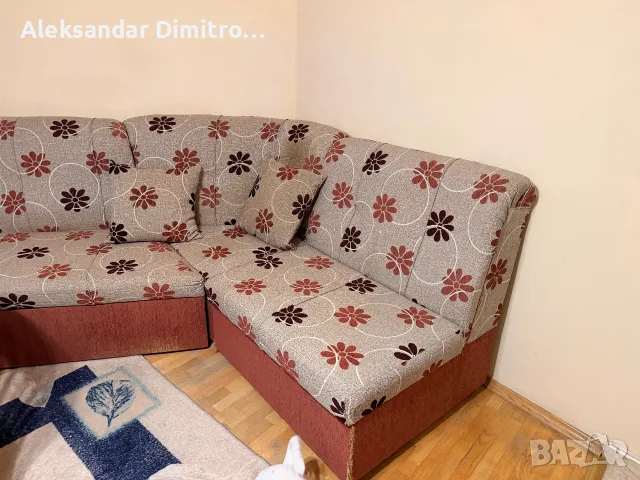 Запазен ъглов диван, снимка 8 - Дивани и мека мебел - 56217570
