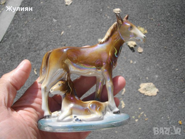 СТАР ПОРЦЕЛАН КОН С КОНЧЕ МАРКИРАН, снимка 5 - Антикварни и старинни предмети - 42109097