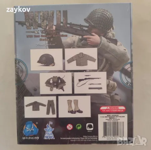 Редник Джаксън - 2-ри рейнджърски батальон на САЩ от Втората световна война, снимка 3 - Бойно оръжие - 50336367
