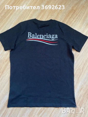 Мъжка тениска Balenciaga, снимка 2 - Тениски - 50827078
