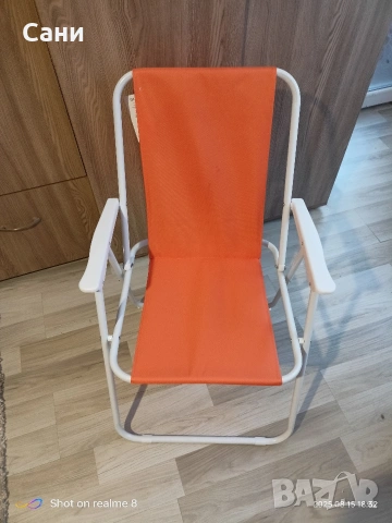 Плажен и къмпинг сгъваем стол , снимка 2 - Къмпинг мебели - 53636422