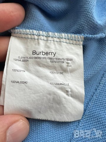BURBERRY-оригинална тениска-М-Л размер, снимка 4 - Тениски - 41725548