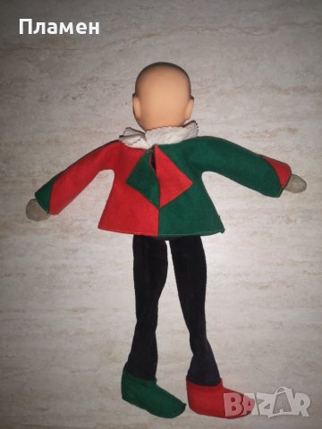 Steiff клоун, кукла за театър 70's, снимка 4 - Колекции - 42573023