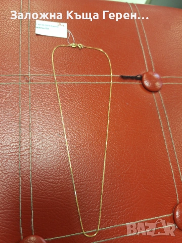 Детски златен синджир 18 карата - 2,00 гр., снимка 3 - Колиета, медальони, синджири - 53412389