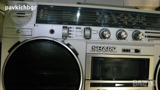 Касетофон Шарп, снимка 3 - Радиокасетофони, транзистори - 44448016