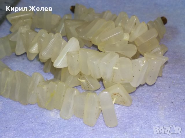 СКЪПОЦЕННА РЕТРО ОГЪРЛИЦА КОЛИЕ от МЛЕЧЕН БЯЛ ОПАЛ МАЙСТОРСКА СТАРА РЪЧНА ИЗРАБОТКА 34686, снимка 12 - Антикварни и старинни предмети - 39193186