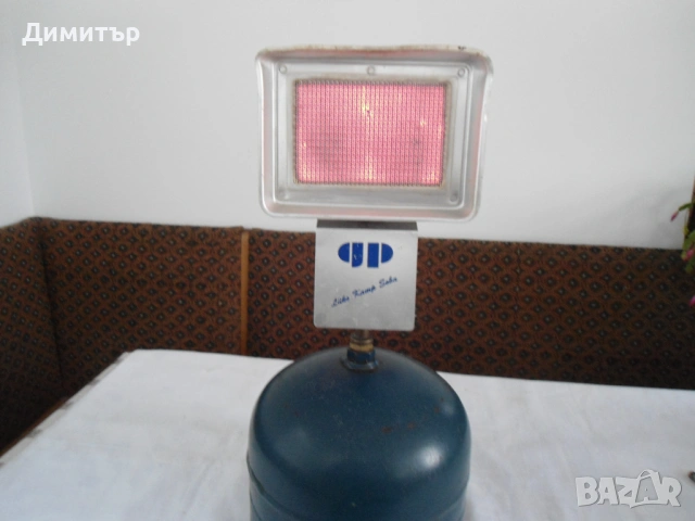 Газова бутилка с печка