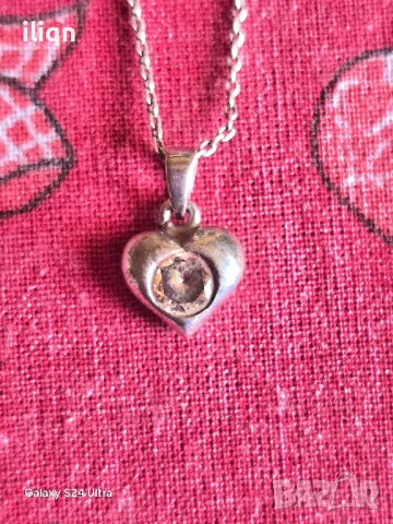 Сребърен синджир с висулка. 45см. Цена 18,99лв. Разгледайте и останалите ми обяви. , снимка 4 - Колиета, медальони, синджири - 50128425