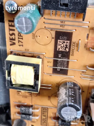 POWER BOARD ,17IPS12, for Telefunken 40FB5000 for 40inc DISPLAY VES400UNDS-2D-N12, снимка 2 - Части и Платки - 49378417