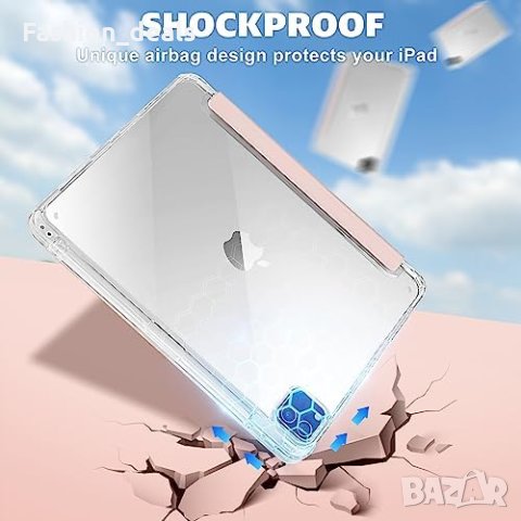 Нов Удароустойчив Калъф за таблет iPad 10-то поколение с държач за молив Подарък, снимка 6 - Аксесоари за Apple - 42188558