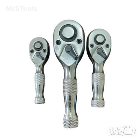 Професионален комплект мини тресчотки 3 части HAWEK, снимка 3 - Ключове - 51425365