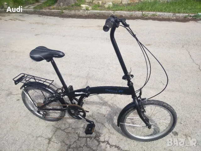 Двойно сгъваем алуминиев велосипед FOLDING 20 цолови капли , снимка 13 - Велосипеди - 49771404