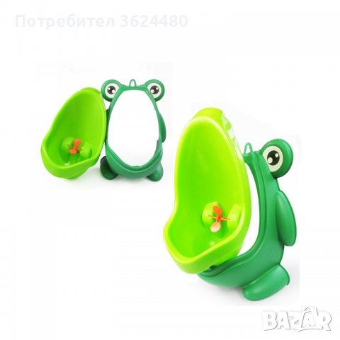 Детски писоар за стена във формата на жабка, снимка 12 - За банята - 39989269