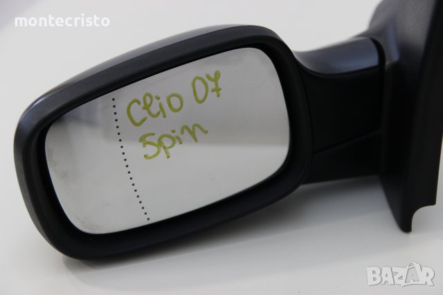 Ляво огледало Renault Clio III (2005-2009г.) електрическо / 5 пина, снимка 6 - Части - 40719960