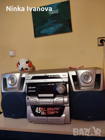 Стерео уредба JVC MX-J100! , снимка 4 - Аудиосистеми - 52642458