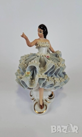 Порцеланова синя балерина - Sandizell, Dresden
