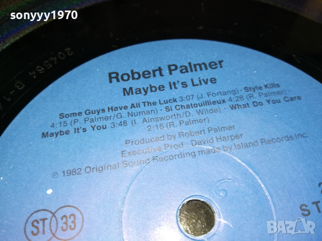 SOLD OUT-ROBERT PALMER-ISLAND RECORDS-ВНОС ENGLAND 1903221939, снимка 12 - Грамофонни плочи - 36162738