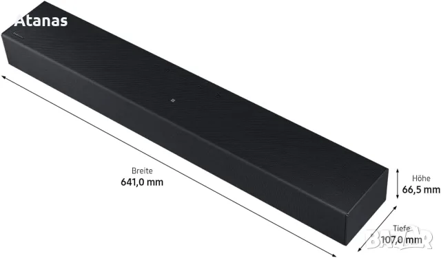 Саундбар Samsung HW-C410G, 2.0 канала, 40W, черен и титан,, снимка 2 - Тонколони - 56184764
