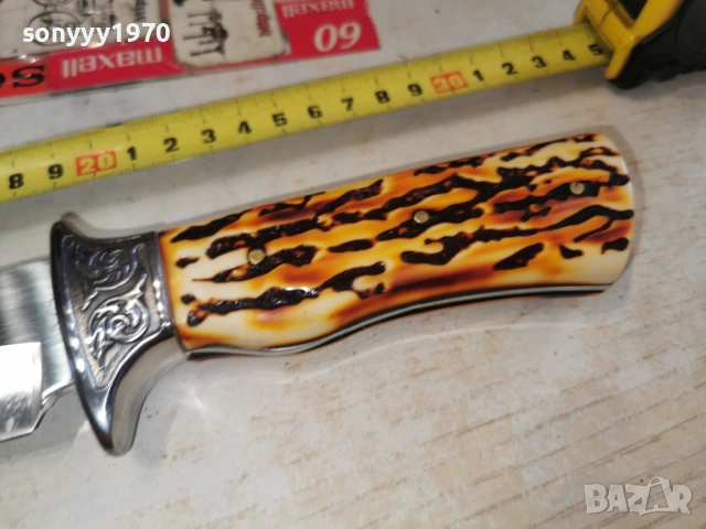 НОЖ С КРАСИВА ДРЪЖКА 1103260738, снимка 2 - Ножове - 53791115