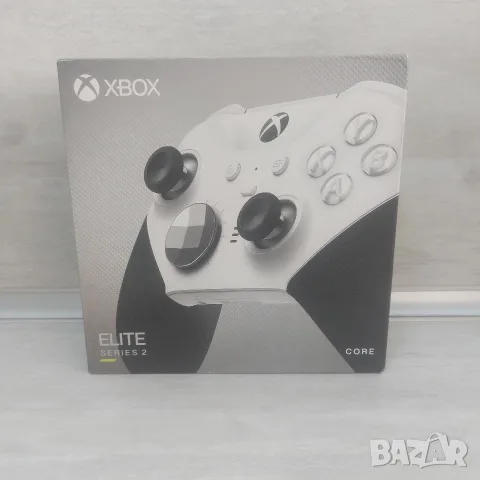 НОВ Професионален Контролер Xbox Elite Series 2 Core (White/Black) – Фабричен комплект в Кутия