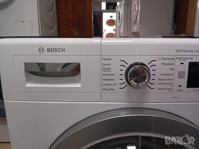 Почти нова сушилня с термопомпа Бош Bosch Serie 8 Exclusive A+++ 8кг 2 години гаранция!, снимка 7 - Сушилни - 53473034